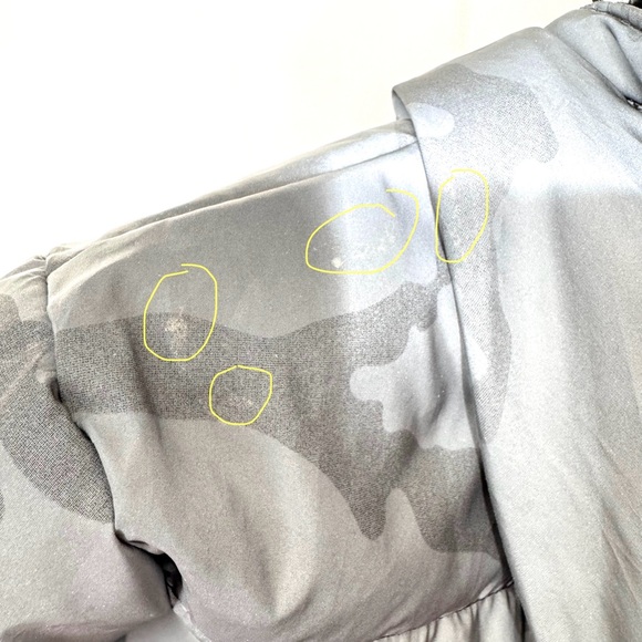 Members Mark Reflective Gray Camo Full Zip Winter Puffer Jacket New Nwt Size 2T - Picture 10 of 15